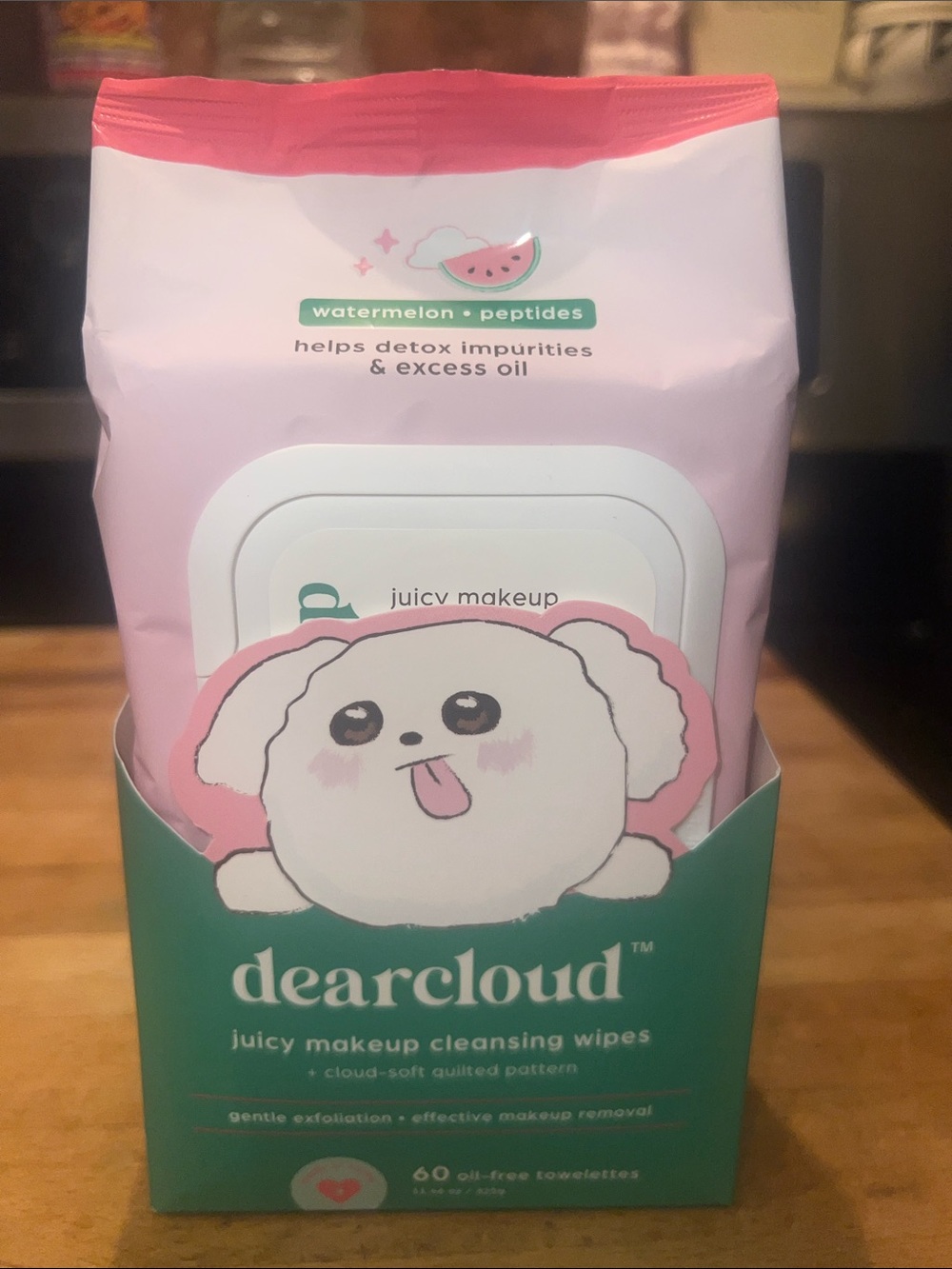 Dearcloud Juicy Makeup Cleansing Wipes – Pink (Watermelon)